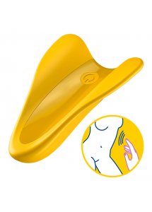 Wibrator na palec - Satisfyer - High Fly Finger Vibrator   Żółty