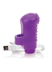 Wibrator na palec - The Screaming O Charged FingO Finger Vibe  Fioletowy