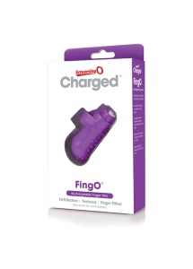 Wibrator na palec - The Screaming O Charged FingO Finger Vibe  Fioletowy