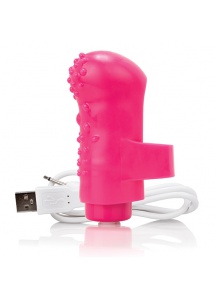 Wibrator na palec - The Screaming O Charged FingO Finger Vibe  Różowy