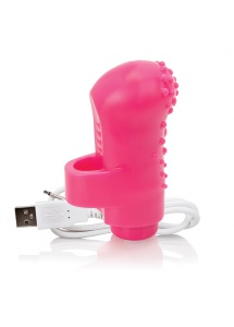 Wibrator na palec - The Screaming O Charged FingO Finger Vibe  Różowy
