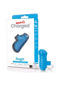 Wibrator na palec - The Screaming O Charged FingO Finger Vibe  Niebieski