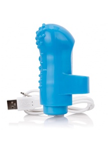 Wibrator na palec - The Screaming O Charged FingO Finger Vibe  Niebieski