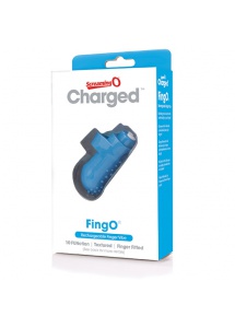 Wibrator na palec - The Screaming O Charged FingO Finger Vibe  Niebieski