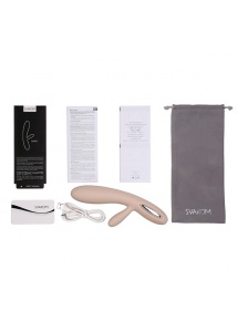 Wibrator grzejący - Svakom Lester Heating Vibrator Khaki