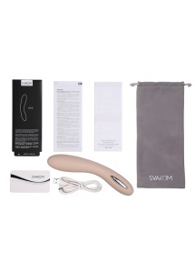 Wibrator ogrzewany - Svakom Leslie Heating Vibrator Khaki