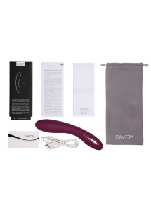 Wibrator grzejący - Svakom Leslie Heating Vibrator Fioletowy