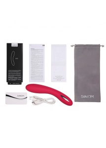 Wibrator ogrzewający - Svakom Leslie Heating Vibrator Czerwony