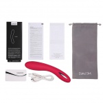 Wibrator ogrzewający - Svakom Leslie Heating Vibrator Czerwony