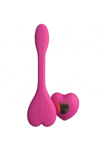 Wibrator plus stymulator zdalne sterowanie - Kama Sutra Rhythm Natya Ultimate Couples Toys  Różowy