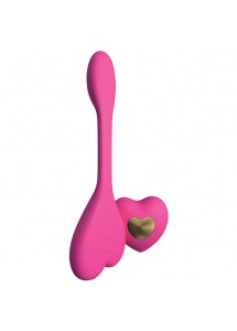 Wibrator plus stymulator zdalne sterowanie - Kama Sutra Rhythm Natya Ultimate Couples Toys  Różowy