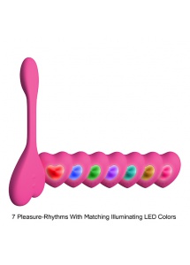 Wibrator plus stymulator zdalne sterowanie - Kama Sutra Rhythm Natya Ultimate Couples Toys  Różowy