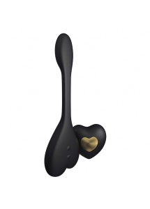 Wibrator plus stymulator zdalne sterowanie - Kama Sutra Rhythm Natya Ultimate Couples Toys  Czarny