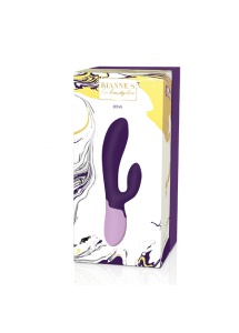 Wibrator podgrzewany z króliczkiem - RS Essentials Xena Rabbit Fioletowy