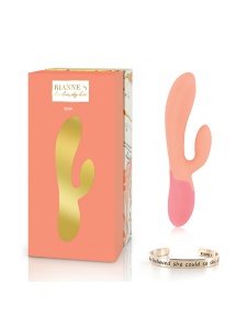 Wibrator podgrzewany z króliczkiem - RS Essentials Xena Rabbit Różowy