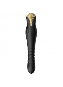 Wibrator posuwisty - Zalo King Vibrating Thruster Czarny