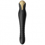 Wibrator posuwisty - Zalo King Vibrating Thruster Czarny