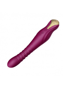 Wibrator posuwisty - Zalo King Vibrating Thruster Fioletowy