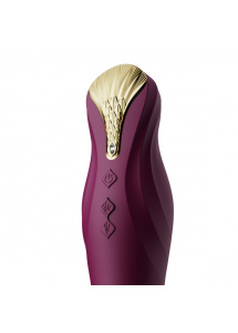 Wibrator posuwisty - Zalo King Vibrating Thruster Fioletowy
