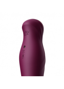 Wibrator posuwisty - Zalo King Vibrating Thruster Fioletowy