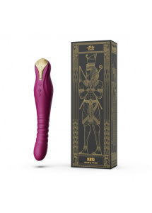 Wibrator posuwisty - Zalo King Vibrating Thruster Fioletowy