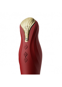 Wibrator posuwisty - Zalo King Vibrating Thruster Czerwony