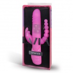 Wibrator potrójny - Layla Ortensia Vibrator Pink  