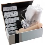 Wibrator realistyczny z rotacją - Naked Addiction Rotating & Vibrating Dong with Remote 7.5 Inch Vanilla   