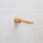 Wibrator realistyczny z rotacją - Naked Addiction Rotating & Vibrating Dong with Remote 7.5 Inch Vanilla   