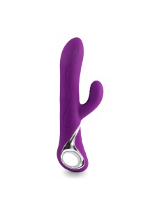 Wibrator rotujący ze symulatorem - LoversPremium Venus Vibrator  Fioletowy