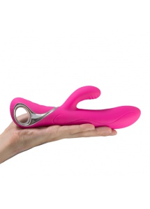 Wibrator rotujący ze symulatorem - LoversPremium Venus Vibrator  Różowy