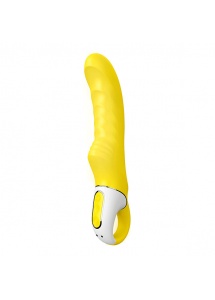 Wibrator z uchwytem karbowany - Satisfyer Vibes Yummy Sunshine Yellow  