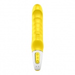 Wibrator z uchwytem karbowany - Satisfyer Vibes Yummy Sunshine Yellow  