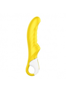 Wibrator z uchwytem karbowany - Satisfyer Vibes Yummy Sunshine Yellow  