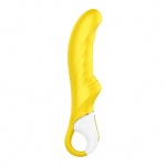 Wibrator z uchwytem karbowany - Satisfyer Vibes Yummy Sunshine Yellow  