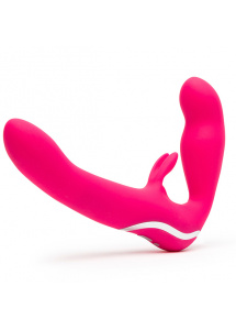 Wibrator strapless - Happy Rabbit Strapless Strap-On Rabbit Vibe   