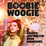 Wibrator stymulator do piersi - FeelzToys - Boobie Woogie Remote Controlled Boob Vibrators 2 sztuki