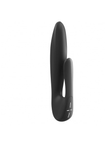 Wibrator stymulujący łechtaczkę - Ovo J2 Rechargeable Rabbit Vibrator  Czarny