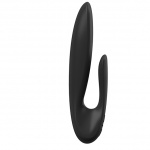 Wibrator stymulujący łechtaczkę - Ovo J2 Rechargeable Rabbit Vibrator  Czarny