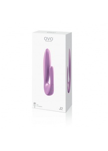 Wibrator stymulujący łechtaczkę - Ovo J2 Rechargeable Rabbit Vibrator  Różowy