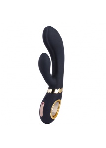 Wibrator stymulujący łechtaczkę - Nomi Tang Wild Rabbit  Czarny ze złotym
