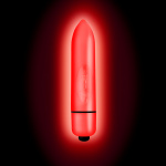 Wibrator świecący - Rocks-Off Neon Nights   Czerwony