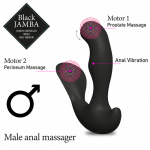 Wibrator unisex analny waginalny - FeelzToys Black Jamba Anal Vibrator  