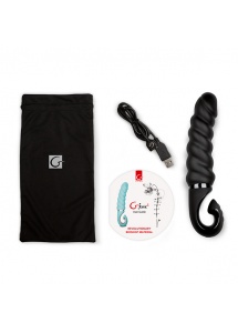 Wibrator z fałdkami - Fun Toys Gjack 2   Czarny