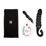 Wibrator z fałdkami - Fun Toys Gjack 2   Czarny