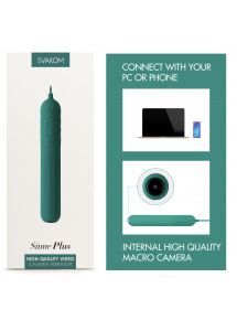 Wibrator z kamerą - Svakom Siime Plus Camera Vibrator Emerald Green  