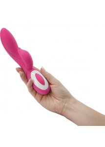 Wibrator z masażerem łechtaczki - Wonderlust Harmony Rechargeable Dual Massager   Różowy