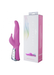 Wibrator z obracającą się główką - Vibe Therapy Pinnacle Pink 