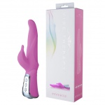 Wibrator z obracającą się główką - Vibe Therapy Pinnacle Pink 