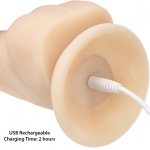 Wibrator z rotacją i przyssawką - Naked Addiction Rotating & Vibrating Dong 8 Inch Vanilla   